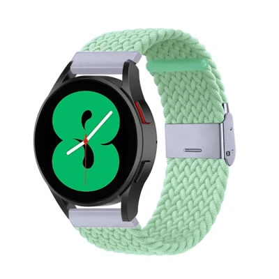 Afbeelding van Garmin Venu / Sq Sq2 2 plus Braided nylon bandje Lichtgroen