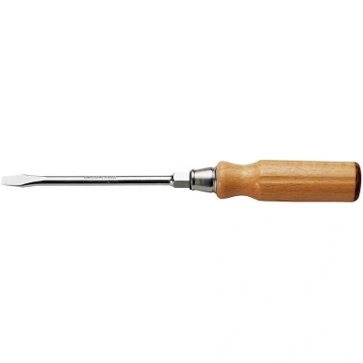 Image de FACOM ATHH.5.5X100 tournevis avec manche en bois pour vis à fente lame forgée 6 côtés