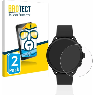 Afbeelding van BROTECT Screenprotector voor Fossil Smartwatch Wellness (Gen 6) Hybrid Folie Beschermfolie transparant (2 Stuks)
