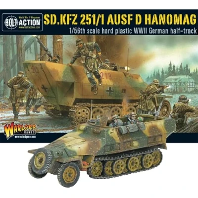 Afbeelding van Sd.Kfz 251/1 ausf D halftrack plastic box set