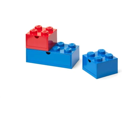 Afbeelding van Opbergbox Bureaulade Brick Color, Set van 3 Stuks LEGO