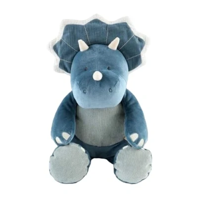 Afbeelding van Noukie&#039;s Knuffel Dino blauw Veloudoux Ops 40cm