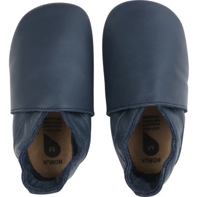 Afbeelding van Bobux Soft Soles Classic navy Babyslofjes EU 21