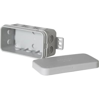 Afbeelding van F Tronic E126 Aftakkast (l x b h) 75 37 40 mm Lichtgrijs IP54 10 stuk(s)