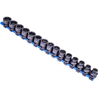 Afbeelding van Krachtdoppenset 15 delig 1/2 duims aansluiting 10 tot 24mm ASTA