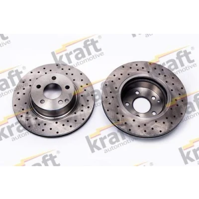Afbeelding van KRAFT 6041270 Remschijf 312, 312,0 28,0 5 geperforeerd/interne ventilatie MERCEDES BENZ: S Class Saloon