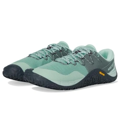 Afbeelding van Merrell Trail Glove 7 Loopschoen neutraal, Dames, Maat: 42, Frost blue Textiel/ synthetisch