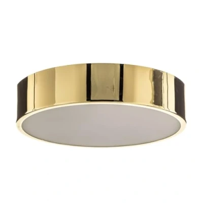Afbeelding van Plafondlamp Kimban van metaal, Ø 36 cm, goud