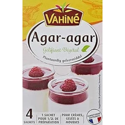 Afbeelding van Vahine Plantaardige Agar Geleermiddel Poeder, 4 x 2 g