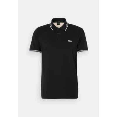 Afbeelding van BOSS Green Polo korte mouw Zwart Paul 10255848 01 50506193/007