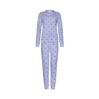 Afbeelding van Rebelle Leopard Lilac Pyjama Bio Katoen Paars/Wit Maat 38