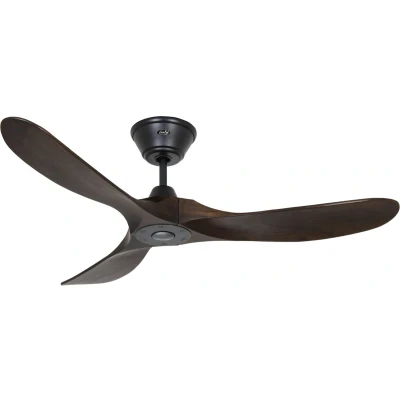 Afbeelding van CasaFan ECO GENUINO 122 MS NB Plafondventilator 11.3 W (Ø x h) 1220 mm 280 Zwart (mat)