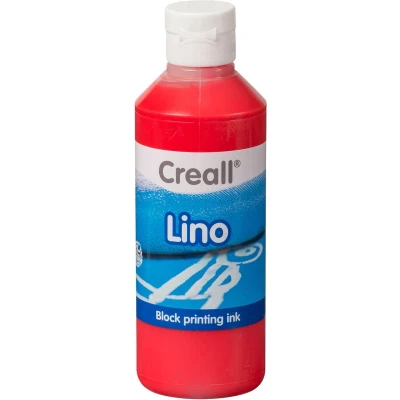 Afbeelding van Linoleumverf Creall Lino lichtrood 250ml