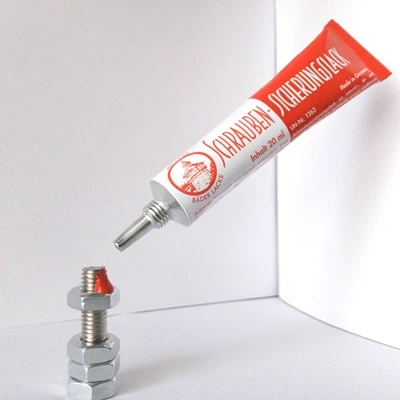 Afbeelding van Fast Dry schroefveiligheidsverf, geel, 20 ml, artikelnummer: 1962, gereedschap voor het beveiligen, ondertekenen, verzegelen en bewijzen van manipulaties