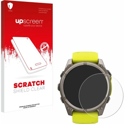 Afbeelding van upscreen Screenprotector voor Garmin Fenix 8 Solar (51 mm) Folie Beschermfolie transparant