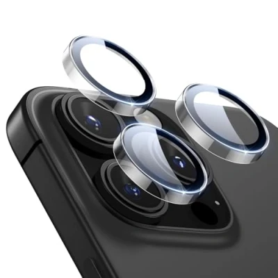 Afbeelding van ESR Armorite Series Cameralens beschermfolie voor iPhone 16 Pro Max/16 Pro/15 Max/15 Pro/14 Max/14 Max, krasbestendig, dun gehard glas, transparant