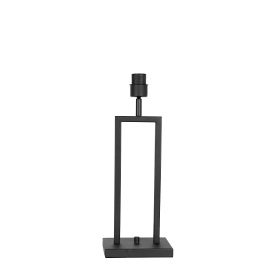 Afbeelding van Steinhauer tafellamp Stang zwart metaal 30 cm E27 fitting 3704ZW