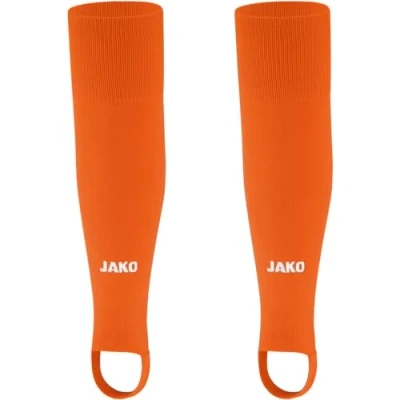 Afbeelding van Kousen zonder voet Glasgow 2.0 Met JAKO Logo Fluo oranje / 2 (Senior)