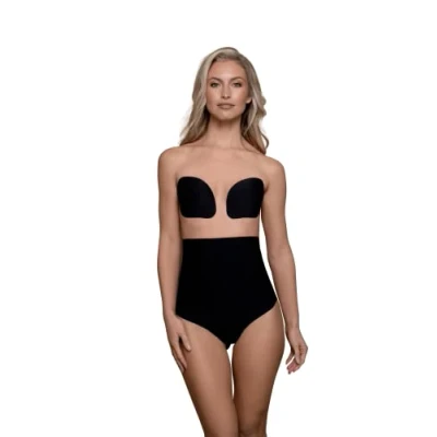 Afbeelding van Bye Bra Push Up Cups, Zelfklevende Bh, Lichtgewicht, Tot 25 Keer Herbruikbaar, Stiksels En Naadvrij, Zwart, A