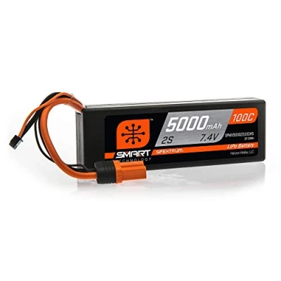 Afbeelding van 7,4 V 5000 mAh 2S 100C Smart Hardcase LiPo accu: IC5