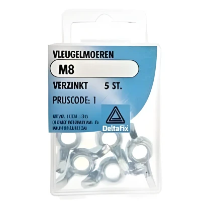 Afbeelding van Vleugelmoer m8xvz 5st Deltafix