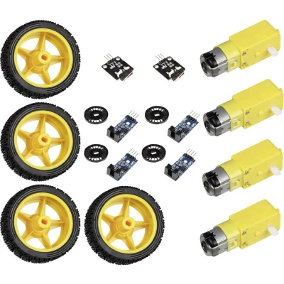 Afbeelding van Joy it CR 1774897 Robot Car Geschikt voor Arduino, Raspberry Pi® 1 stuk(s)