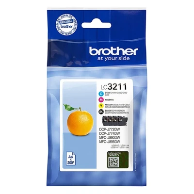 Image de Brother Lc3211val Noir Cyan Magenta Jaune