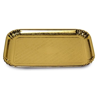 Afbeelding van Guardini Easy Bake Dienblad, karton, goud, 33 x 43 cm, 2 stuks