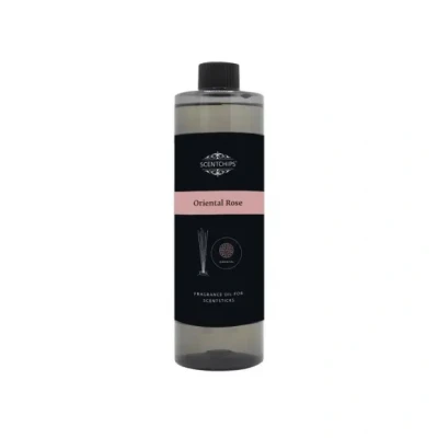 Afbeelding van Scentchips® Geurstokjes Navulling Oriental Rose Geurverspreider Luchtverfrisser Huisparfum 400ml