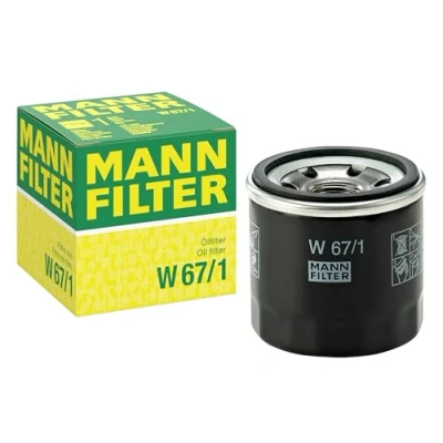 Afbeelding van MANN FILTER Originele oliefilter W 67/1 voor auto&#039;s en bedrijfsvoertuigen