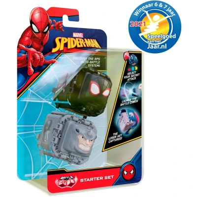 Afbeelding van Boti Spiderman Battle Cube Miles Morales vs Rhino