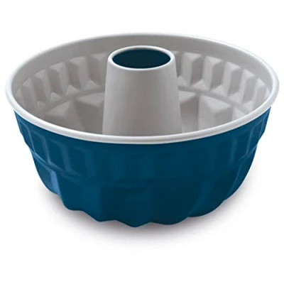 Afbeelding van Guardini Xbake Tulband Bakvorm Cakeblik Taartvorm Cakevorm 23 cm Staal Blauw &amp; Zilver