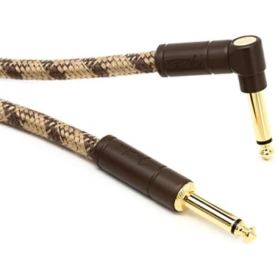 Afbeelding van Fender Festival Instrument Cable [S/A] 5.5m (Brown Stripe) Gitaarkabel