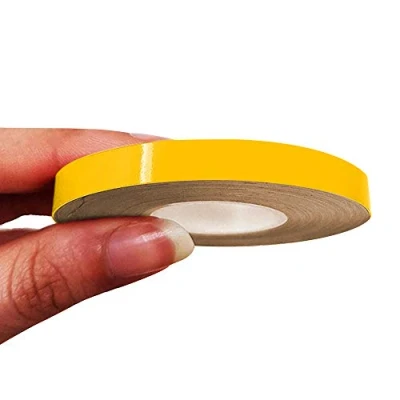 Afbeelding van 4R Quattroerre.it 10483 Trim Stripes plakstrips voor auto&#039;s, geel, 7 mm x 10 m