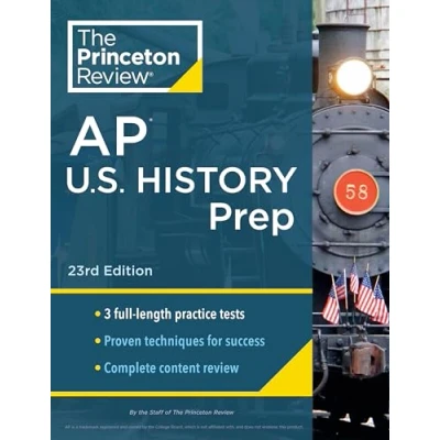 Afbeelding van College Test Preparation Princeton Review AP U.S. History Prep, 2024