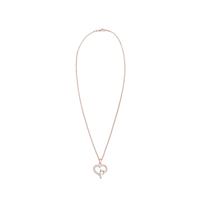 Afbeelding van Elli Heart Ketting Rose goldcoloured, Dames, Maat: 45, gold coloured