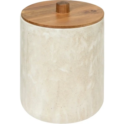 Afbeelding van 5Five Afvalemmer met deksel 5L Beige