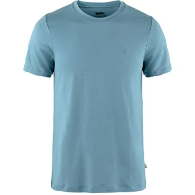 Afbeelding van Fjallraven Abisko Wool SS Men Outdoorshirt Heren Wol Blauw Maat L