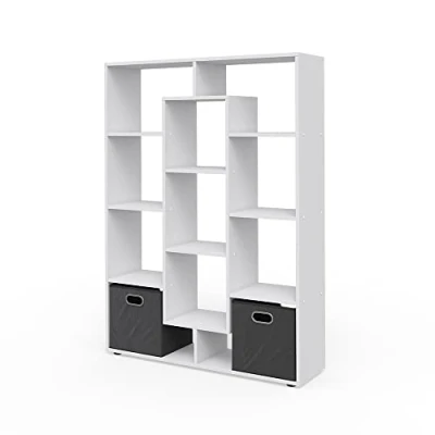 Afbeelding van Vicco opbergkast kubus, wit, 103,9 x 143 cm met 2 vouwdozen