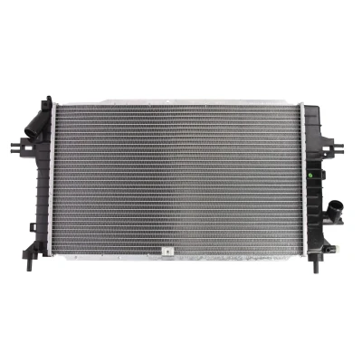 Afbeelding van THERMOTEC D7X028TT Radiateur Aluminium voor voertuigen met/zonder airco 600 368 26 Handgeschakeld Koelribben gesoldeerd OPEL: Zafira B