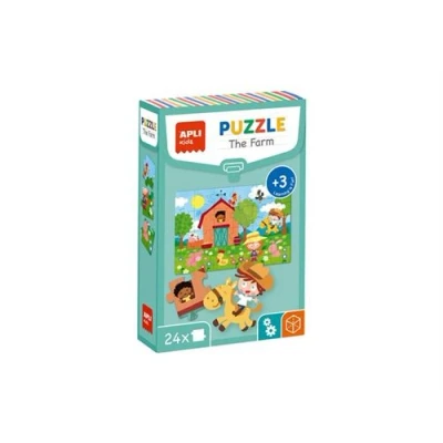 Image de APLI kids Le puzzle de la ferme 24 pièces
