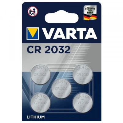 Image de Varta Pile bouton lithium cr2032 blister de 5 piles 06032101415