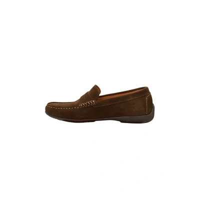 Afbeelding van Fluchos Mocassins, Heren, Maat: 40, Bruin Veloursleer