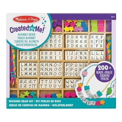 Afbeelding van Melissa &amp; Doug Houten Rijgkralen Knutselset 20