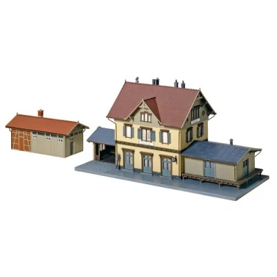 Afbeelding van Faller Station Güglingen modelbouwsets, hobbybouwspeelgoed voor kinderen, modelverf en accessoires