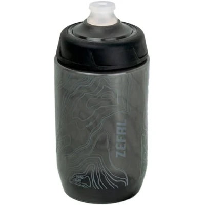 Afbeelding van ZEFAL Sense Pro 50 Fietsjerrycan, 500 ml, fietsfles voor elk type frame, racefiets, mountainbike, gravure, duro, geurloze fles, BPA vrij, grijs