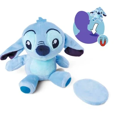 Image de Simba 6315870464 Disney Doudou d&#039;épaule, 12 cm, magnétique, en peluche, à emporter, jouet pour fans et enfants partir de 0 ans