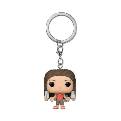 Afbeelding van Funko Pop! Sleutelhanger: Friends Monica Geller with Braids Vinyl minifiguur om te verzamelen Fancy Sleutelhangers Kerstcadeau Cadeau idee Officiële Producten TV Fans