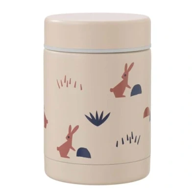 Afbeelding van Fresk Thermos voedselcontainer 300 ml Rabbit sandshell