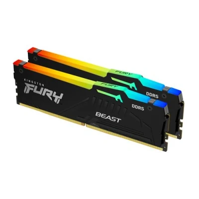 Image de Kingston FURY Beast RGB XMP 32 Go (2 x 16 Go) DDR5 DIMM CL30 6000 MHz